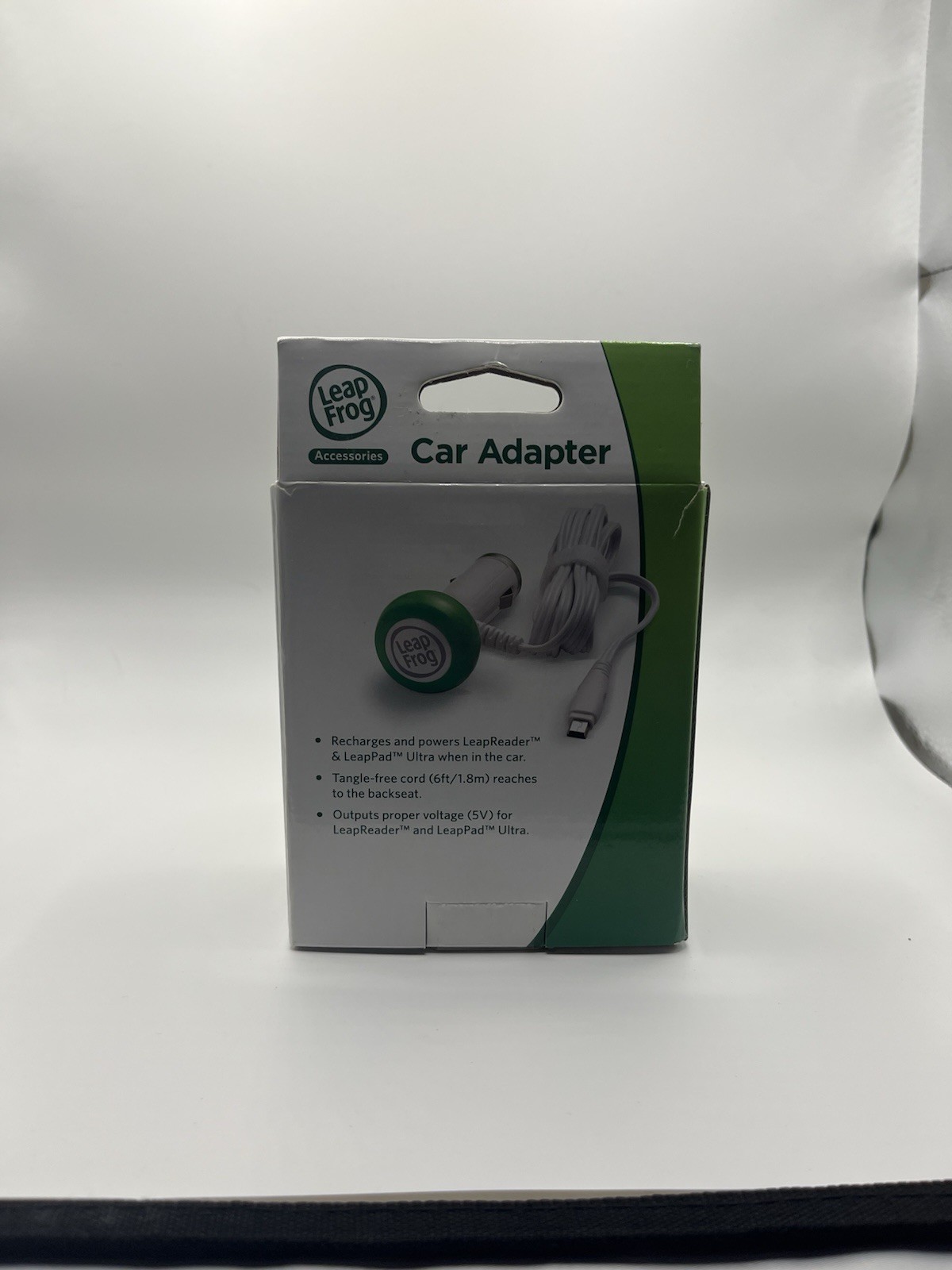 LeapFrog Car Adapter for LeapPad Ultra and LeapReader, Ages 4-7 & 8-11 Years