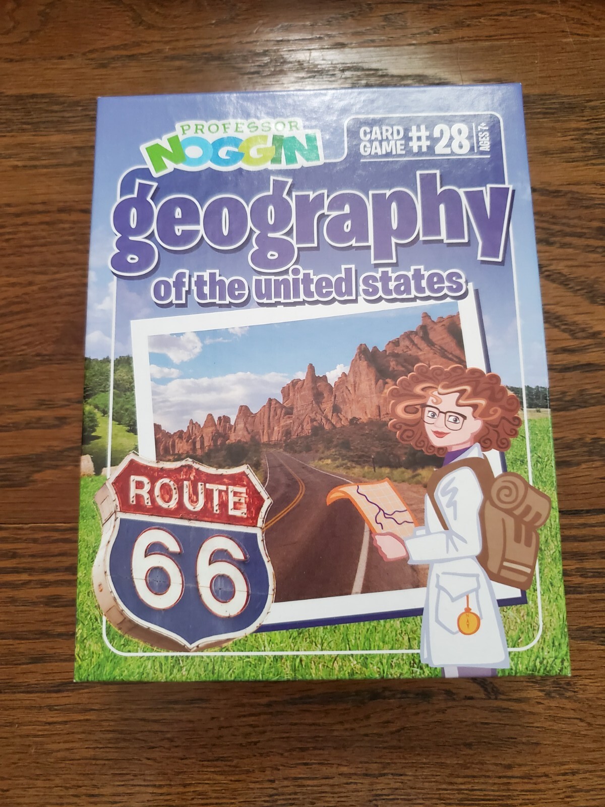 Professor Noggins Geography of the United States Card Game #28 COMPLETE