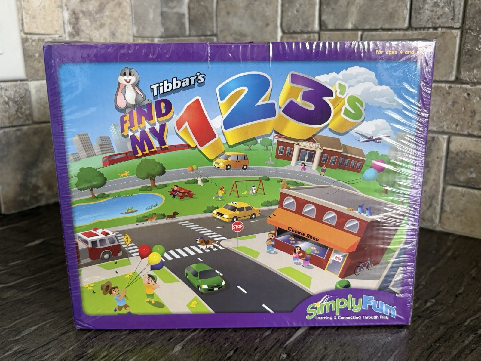 SIMPLY FUN “TIBBAR’S FIND MY 123 & ABC” FLOOR PUZZLES DEVELOPMENT READING & MATH