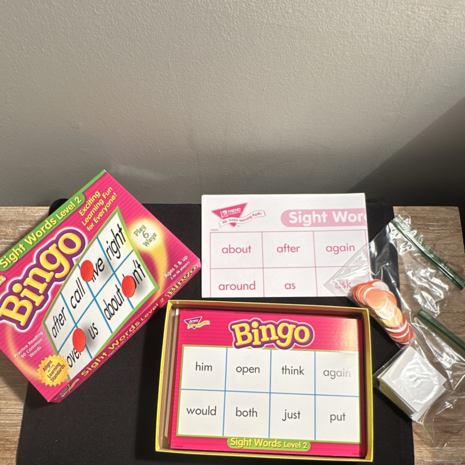 TREND Enterprises Sight Words Bingo Level 1 & 2 Educational Game Ages 5 & Up