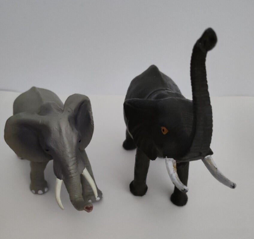 1990s Animals Lot of 11 Elephants Bears Tigers Donkey Pig Cheetah Leopard AAA