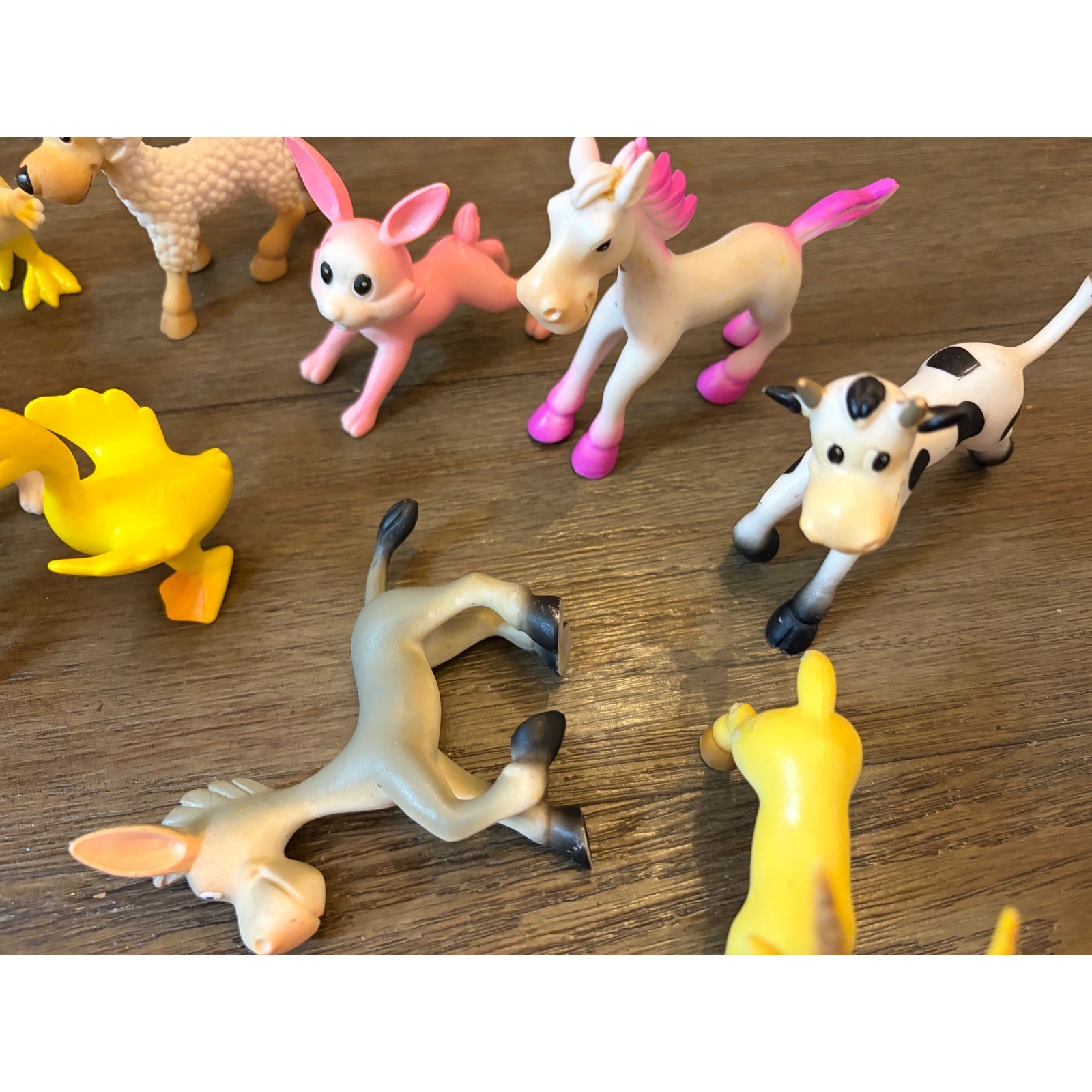 EnAuRoL Farm Animal Figures Kids Unisex OS 10pc Set Cartoon Plastic Montessori