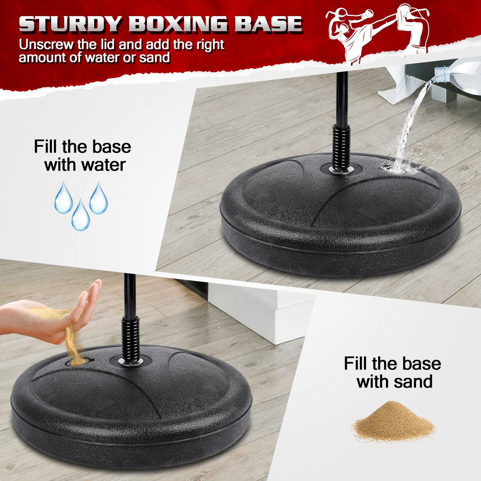 Punching Bag for Ages 3 4 5 6 7 8+ Years Old Kids, Boxing Bag Set Toy with Bo…