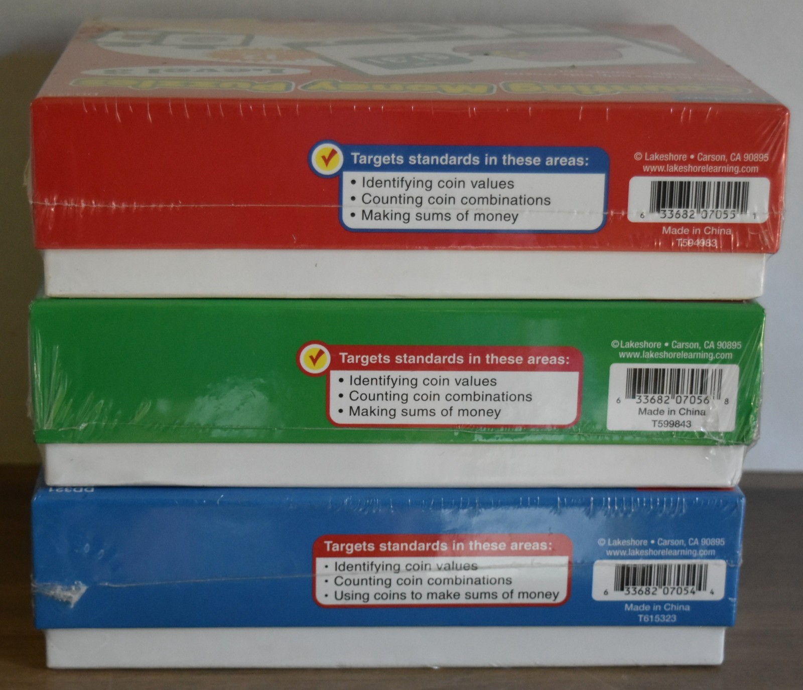 Lakeshore, Counting Money Puzzles, Level 1, 2, and 3, Ages 5+, NEW/SEALED