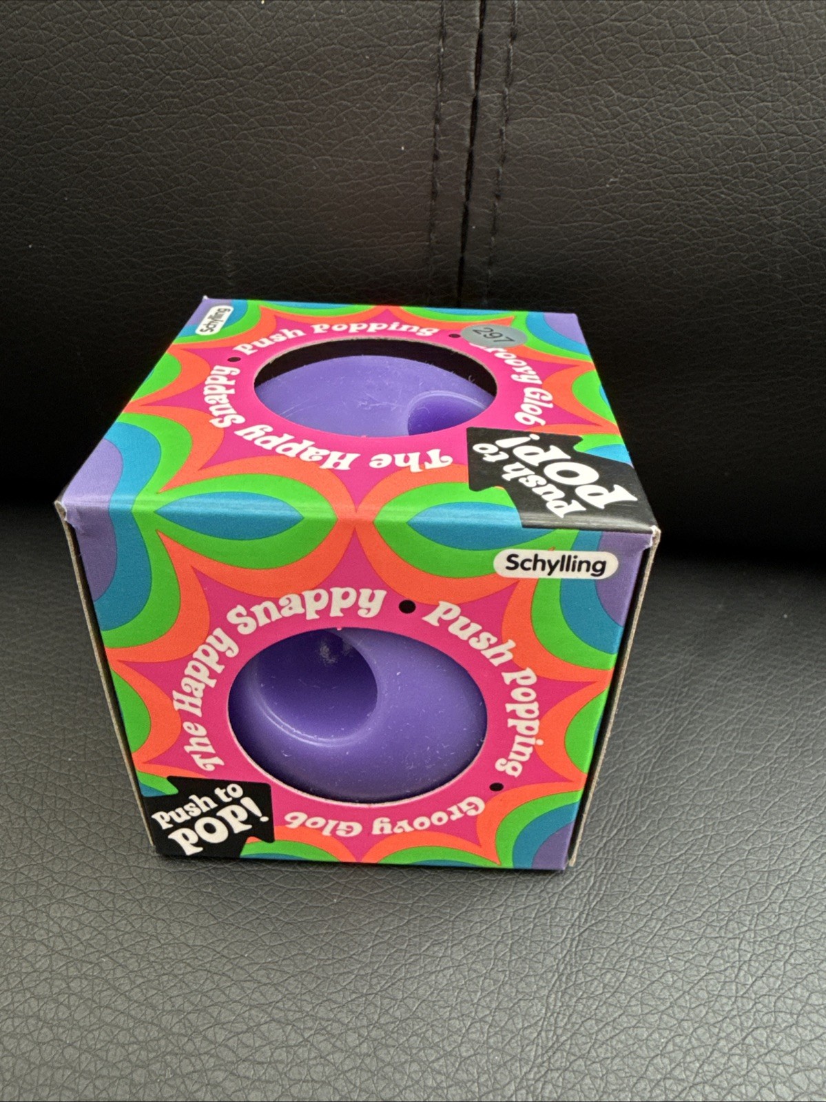 RARE PURPLE Happy Snappy Push Popping Groovy Glob Air Authentic New In Box