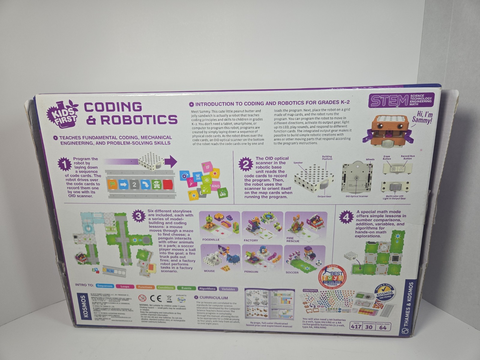 Thames & Kosmos Kids First Coding & Robotics 417 Pieces, 30 experiments Complete
