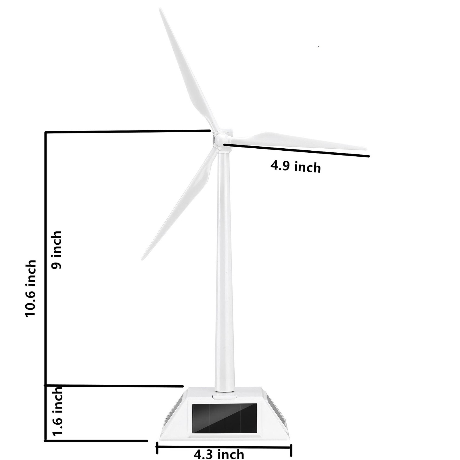 DIY Solar Powered Windmill Model Desk Home Decor Craft Science Kits Toy Educatio