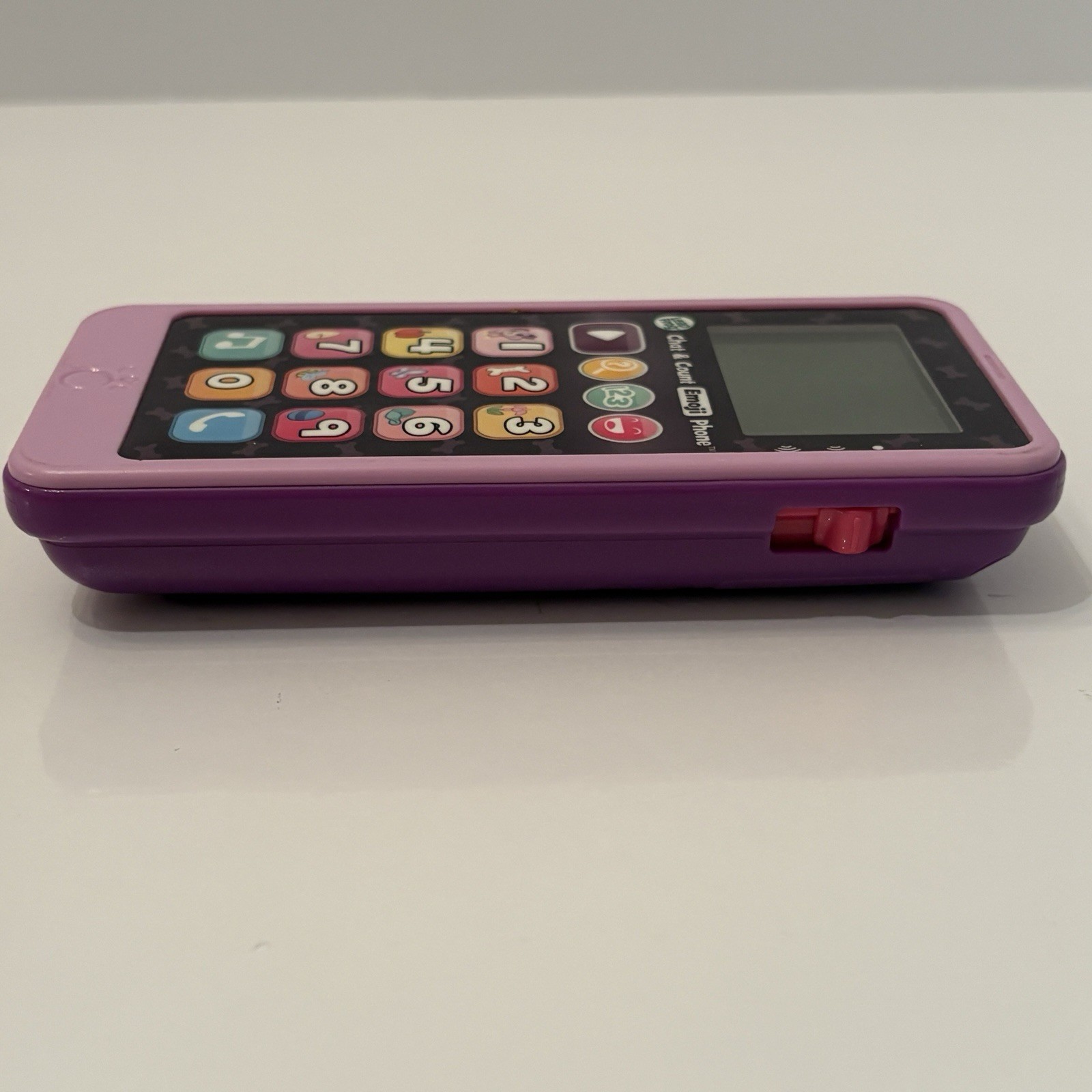 Leap Frog Chat Count Emoji Phone Pink Purple Toddler Kid Toy Tested Watch Video!