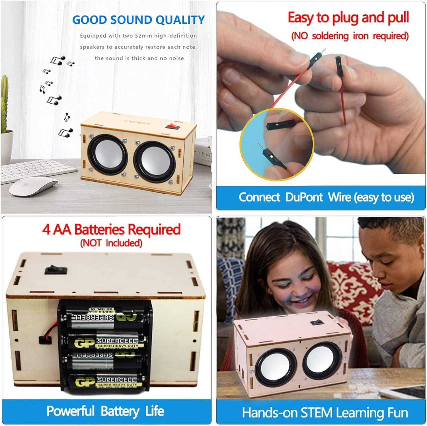 STEM Projects for Kids & Adults Build Your Own Bluetooth Speaker – Science Exper