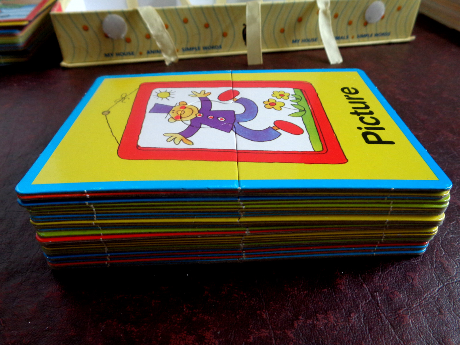 FIRST WORDS Puzzle Set~House-Animals-Simple Words Early Childhood Development