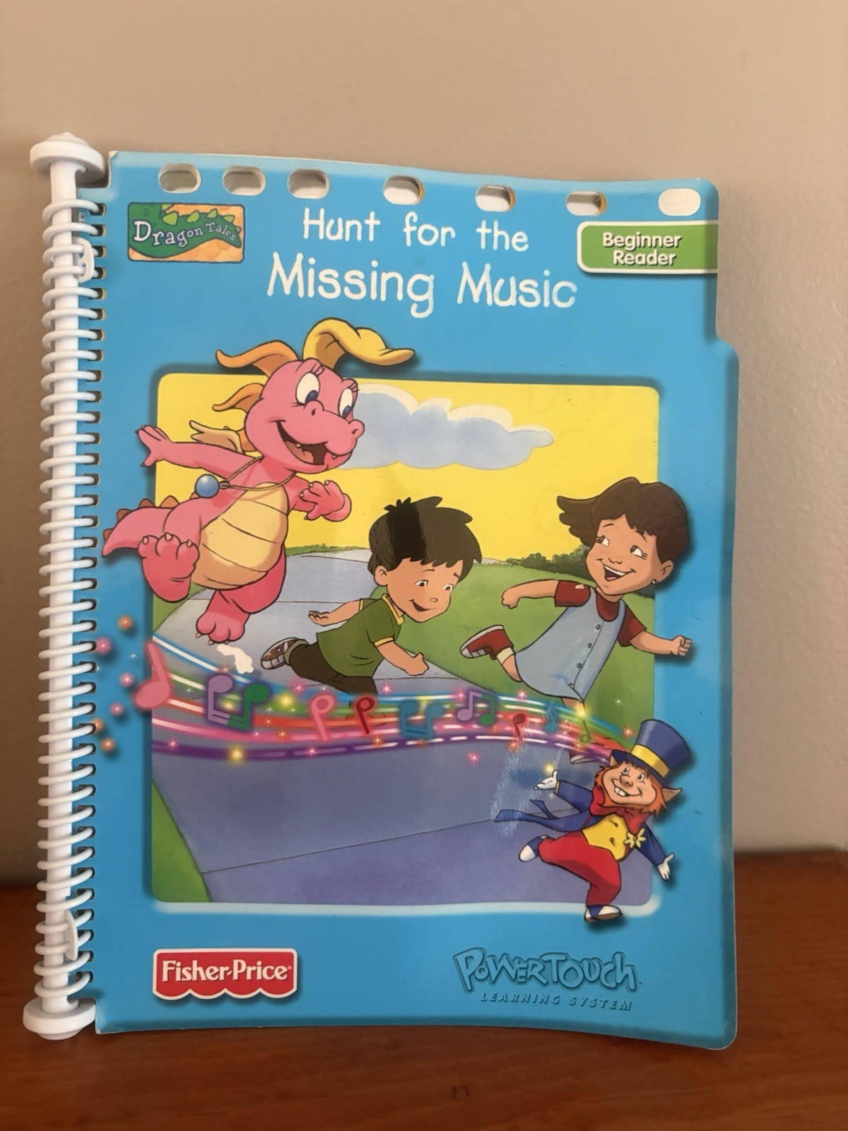 Fisher Price Power Touch Dragon Tales Hunt For The Missing Music Book