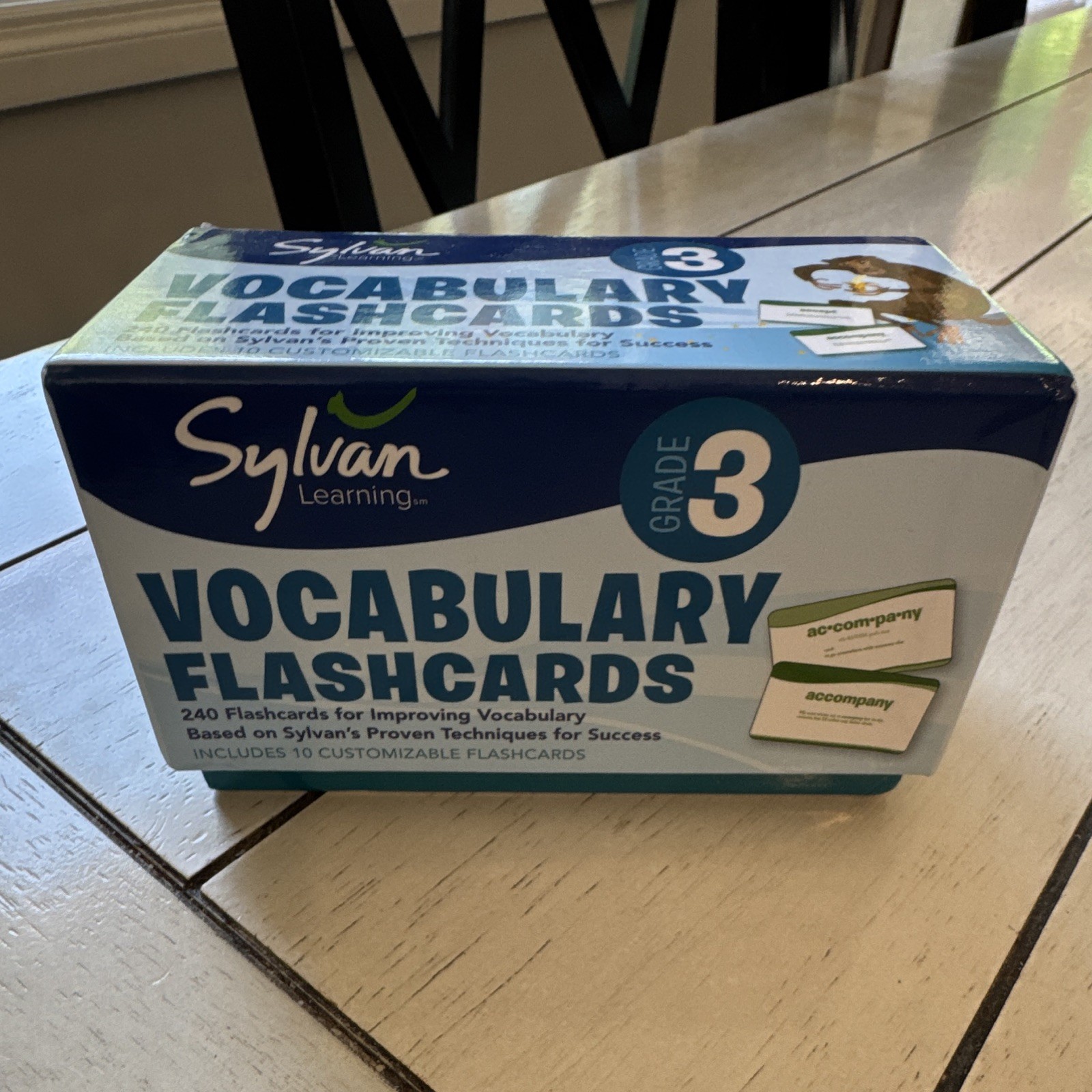 Sylvan Learning Grade 3 Vocabulary Flashcards Set, Ages 8-11 Years