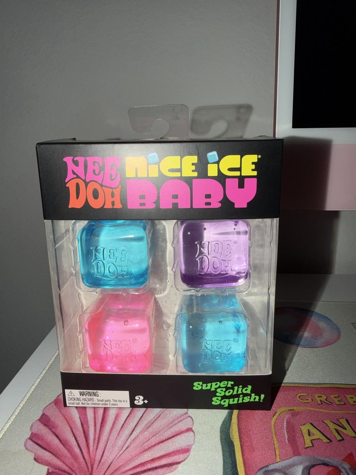 BRAND NEW ~ 4 Pack SEALED Needoh Nice Ice Baby Bundle (Mini Nice Cubes)
