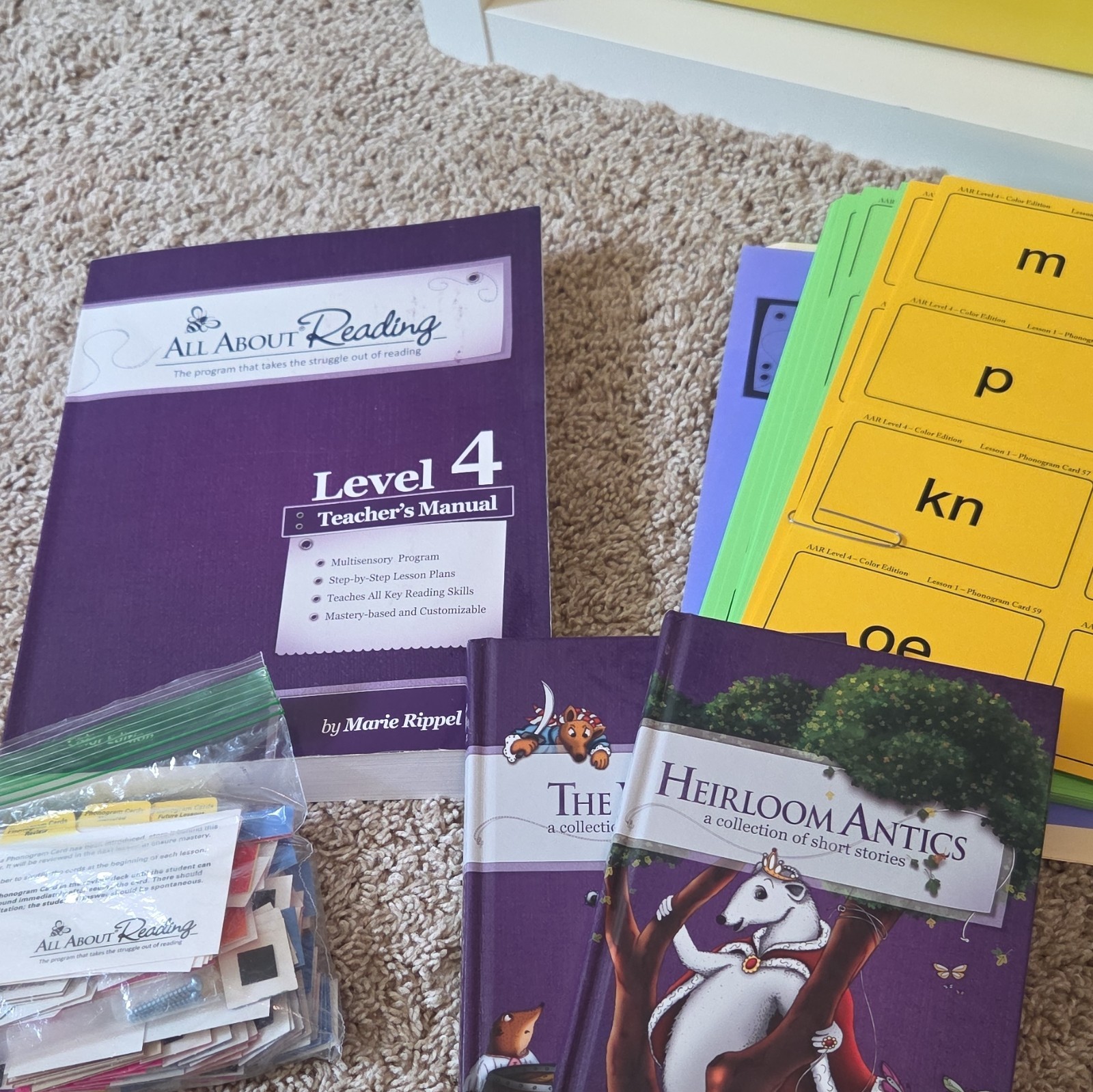 All About Reading Level 4 Teacher’s Manual Color Edition Set, Multicolor (2020)