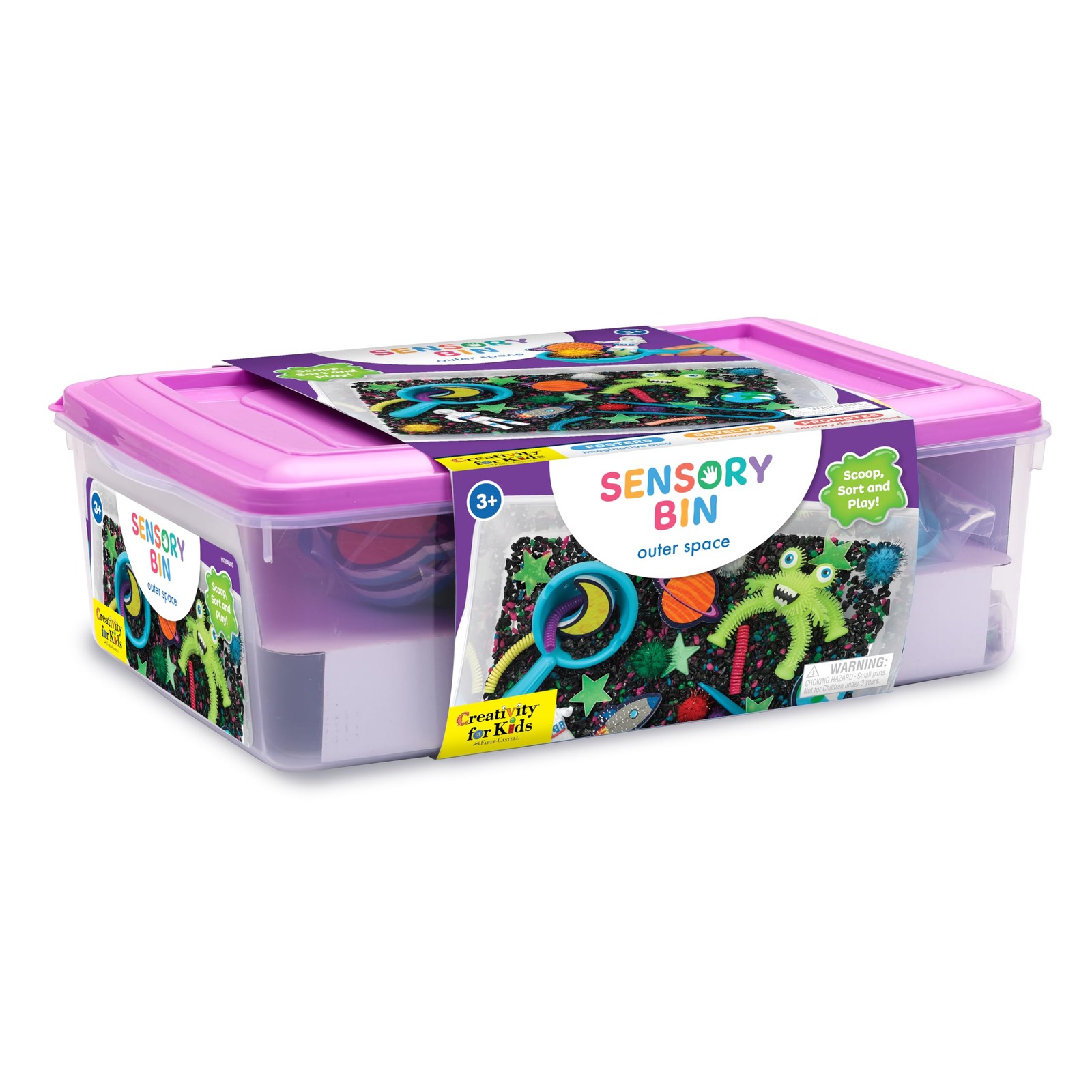 Creativity for Kids Sensory Bin: 10.25 x 14.5 x 4.75 inches, Outer Space