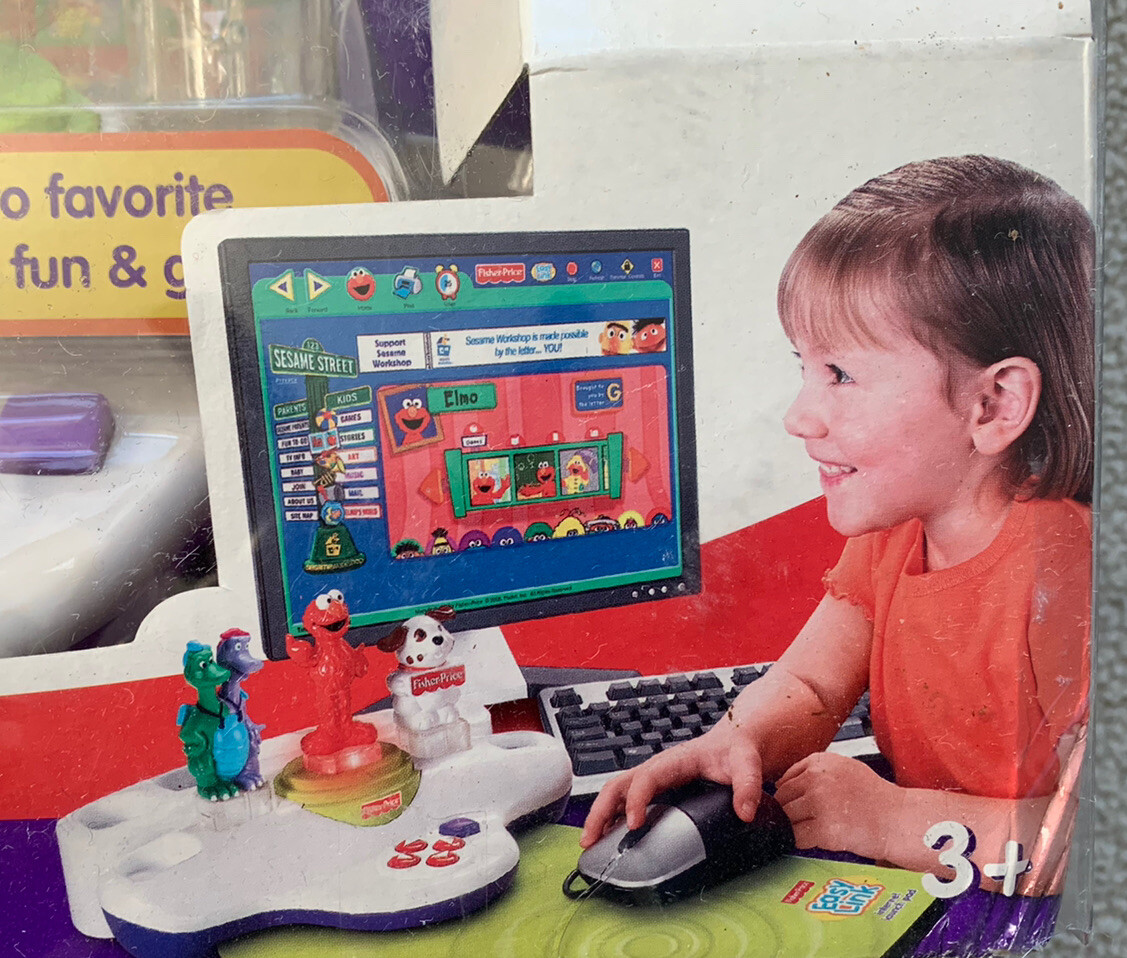 Fisher Price Easy Link Internet Launch Pad Elmo Sesame Street New 2007 Ages 3+