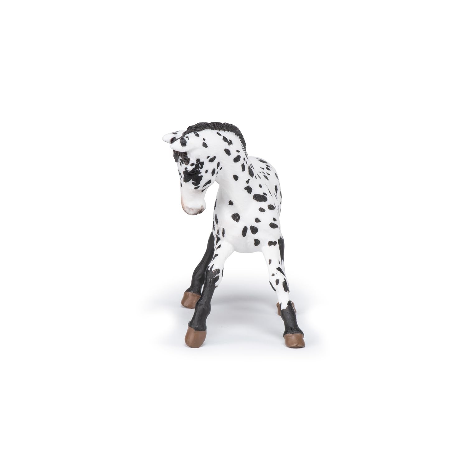 Papo – Hand-Painted – Figurine – Horses,Foals and Ponies – Black Appaloosa Foal