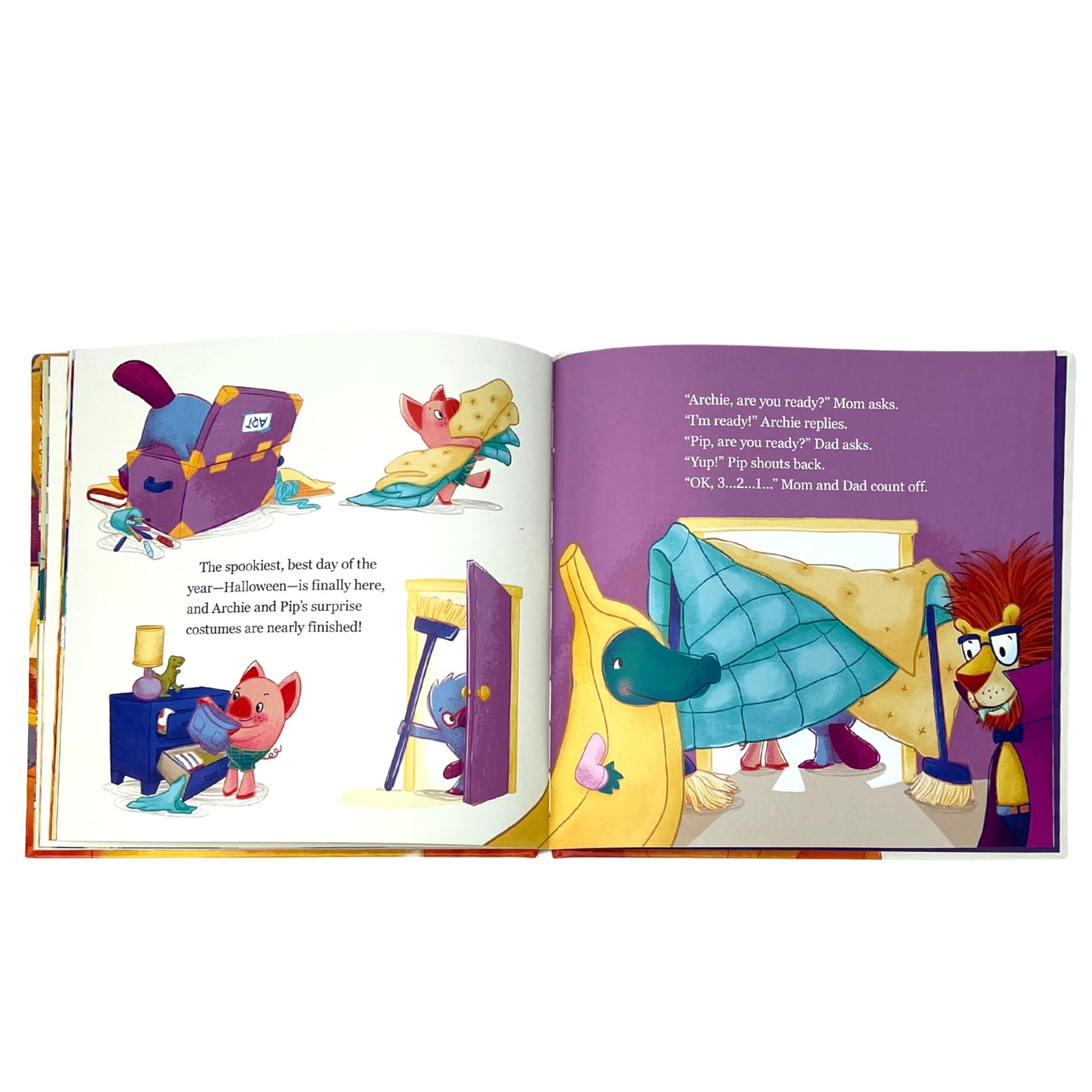 Archie and Pip’s Halloween Adventure: Fall Picture Book for Toddlers & Kids