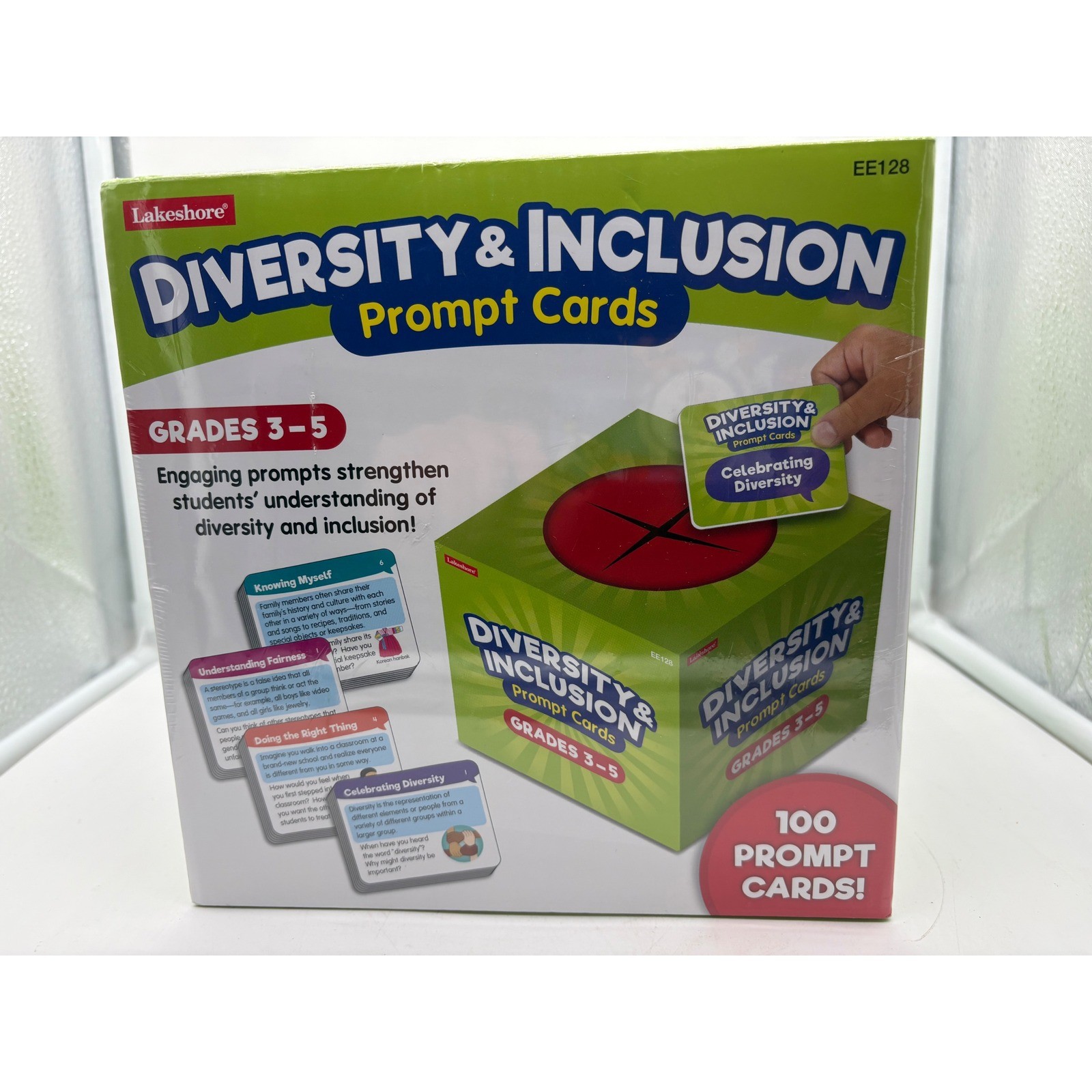 Lakeshore Diversity & Inclusion Prompt Cards Grades 3-5 Elementary School new