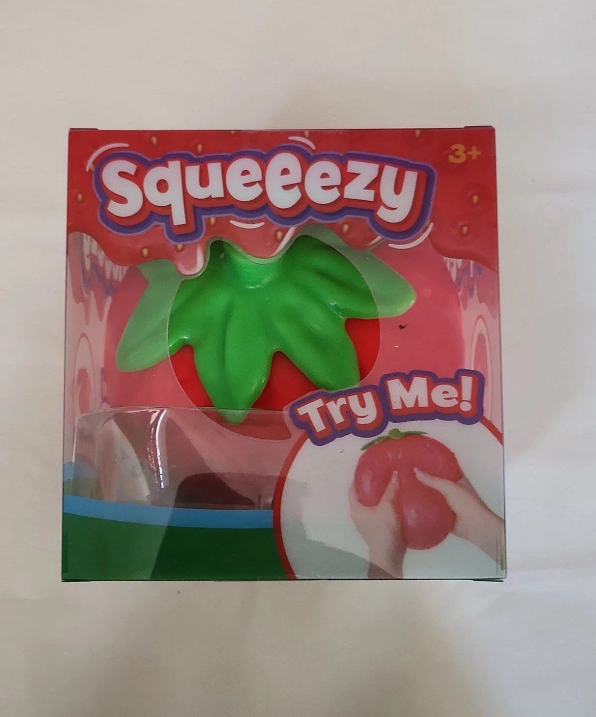 Sunny Days Jumbo Squeezy Strawberry Squishy Toy Stress Relief Viral TikTok