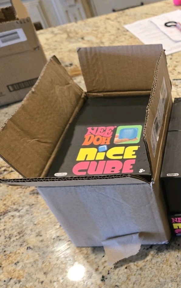 🔥12x NeeDoh Nice Cube Super Solid Squish Blue Purple Pink With Case Nee Doh