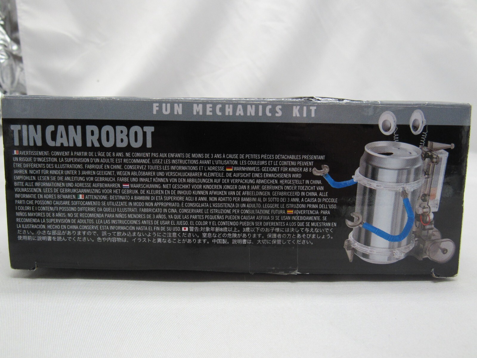KidzRobotix Tin Can Robot Kit Educational Toy Fun Project NEW free ship