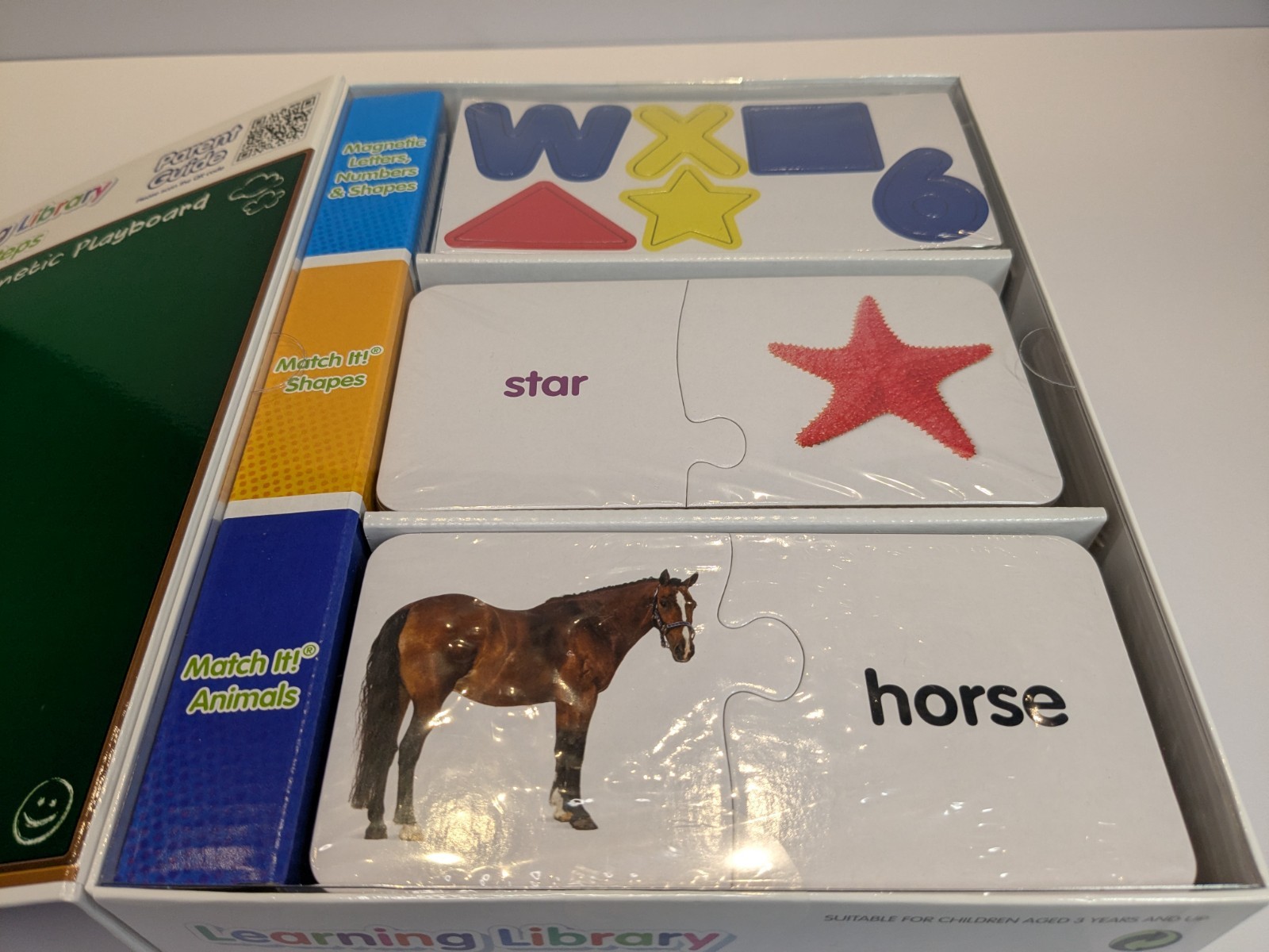 Learning Library First Steps Magnetic Letters, Numbers, Shapes – New, sealed