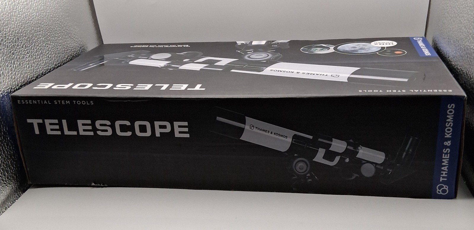 Thames & Kosmos Telescope Essential STEM Tools 100x Power & Tripod for Ages 8+
