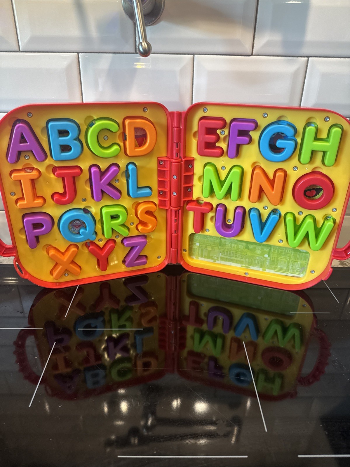 Sesame Street Learning Elmo Case On The Go Alphabet COMPLETE SET Learning Letter