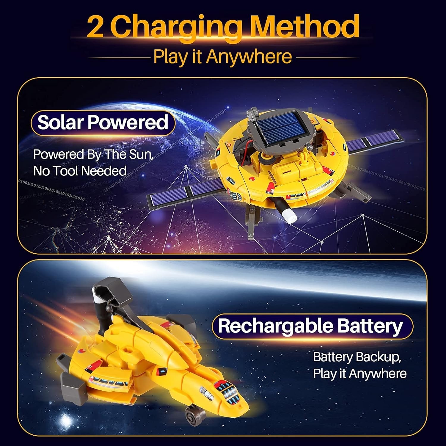 STEM Projects for Kids Age 8-12, Science Kits Boys, Solar Robot Space Toys Gifts