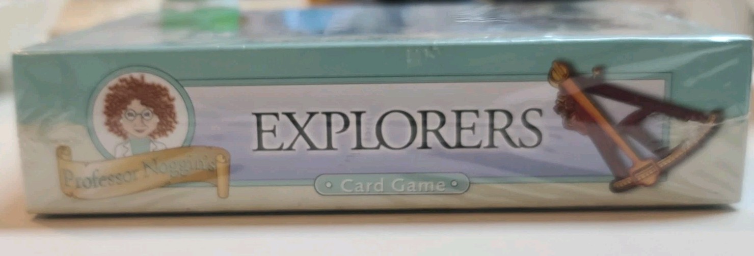 Professor Noggin’s Explorers Card Educational Card Game FACTORY SEALED