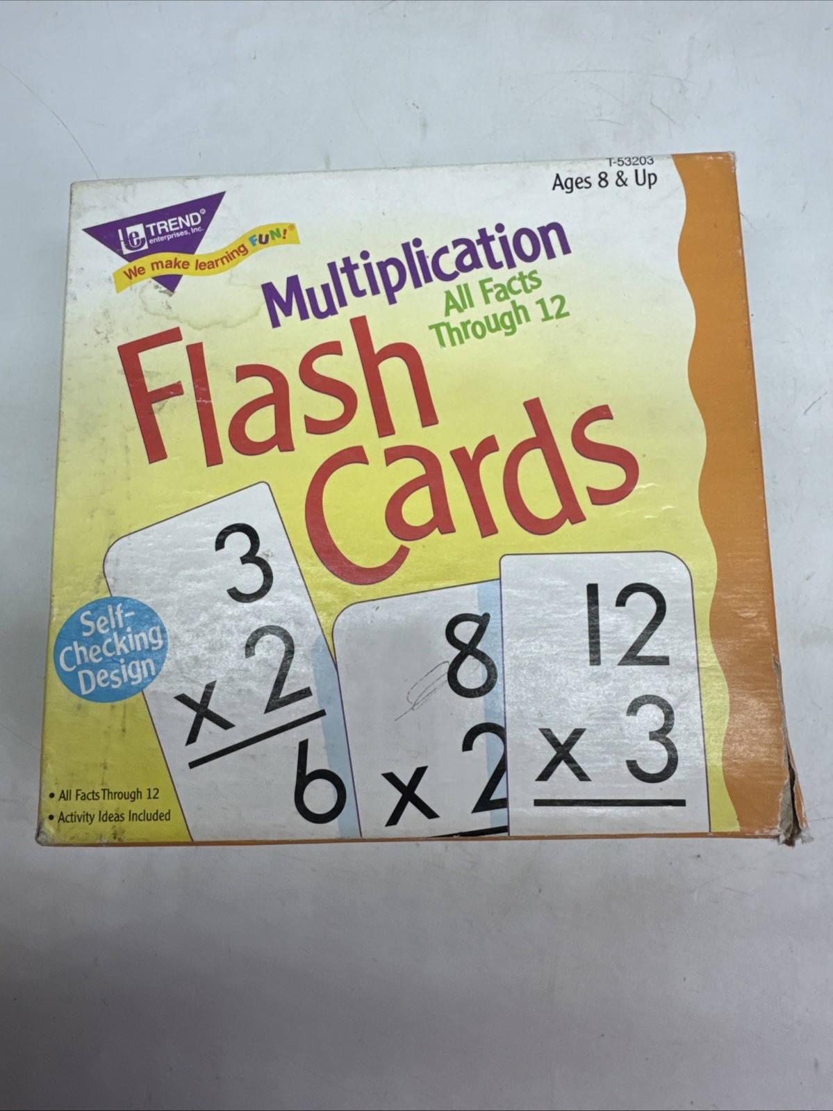 Multiplication Flash Cards Learning Math Mathematics Skills Trend Learning Card
