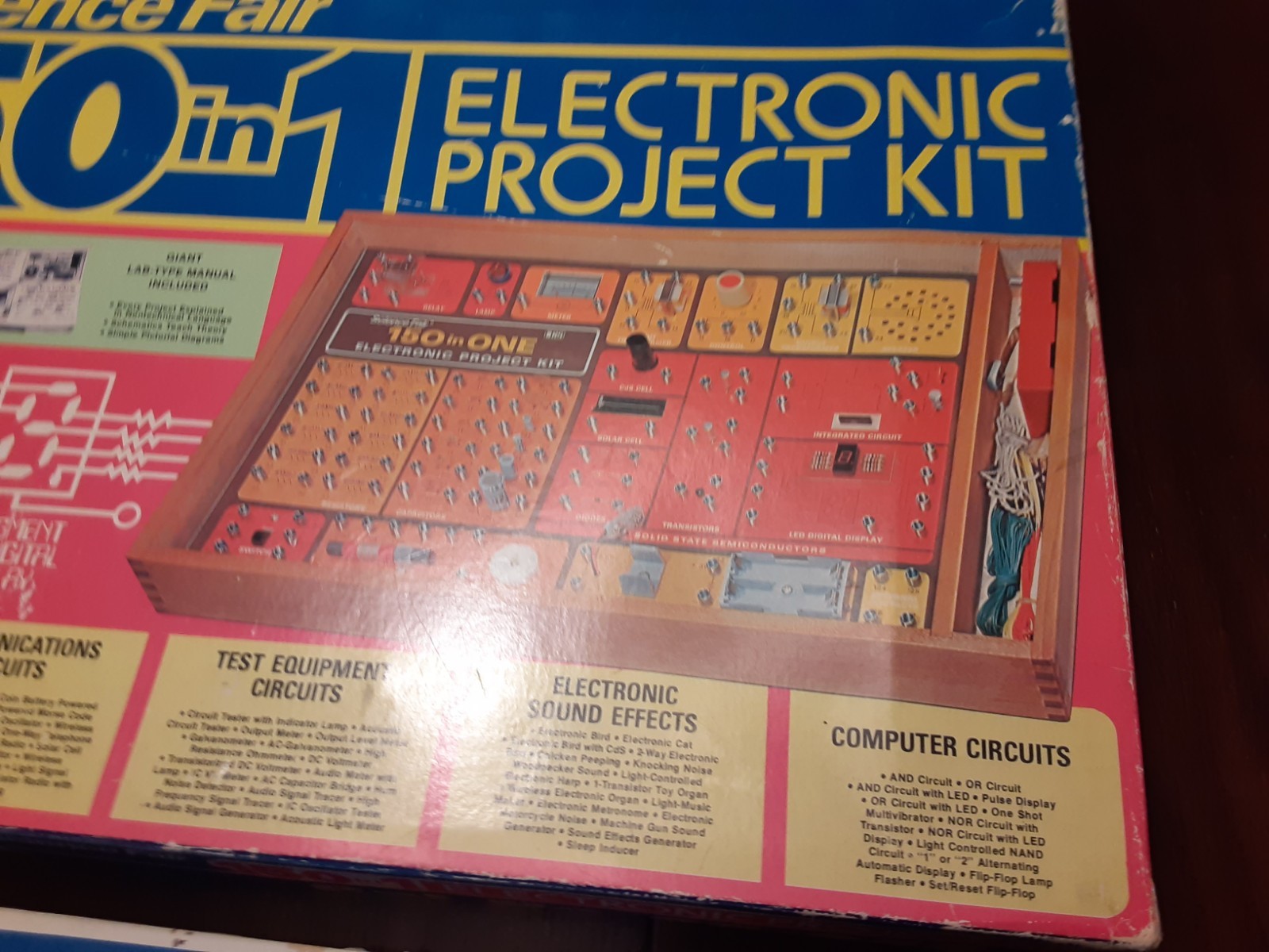 Science Fair 150 In 1 Electronic Project Kit – Radio Shack Cat.No. – 28-248