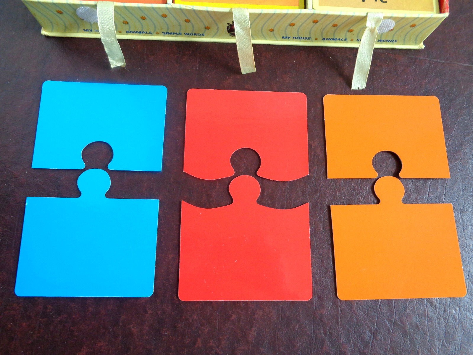 FIRST WORDS Puzzle Set~House-Animals-Simple Words Early Childhood Development