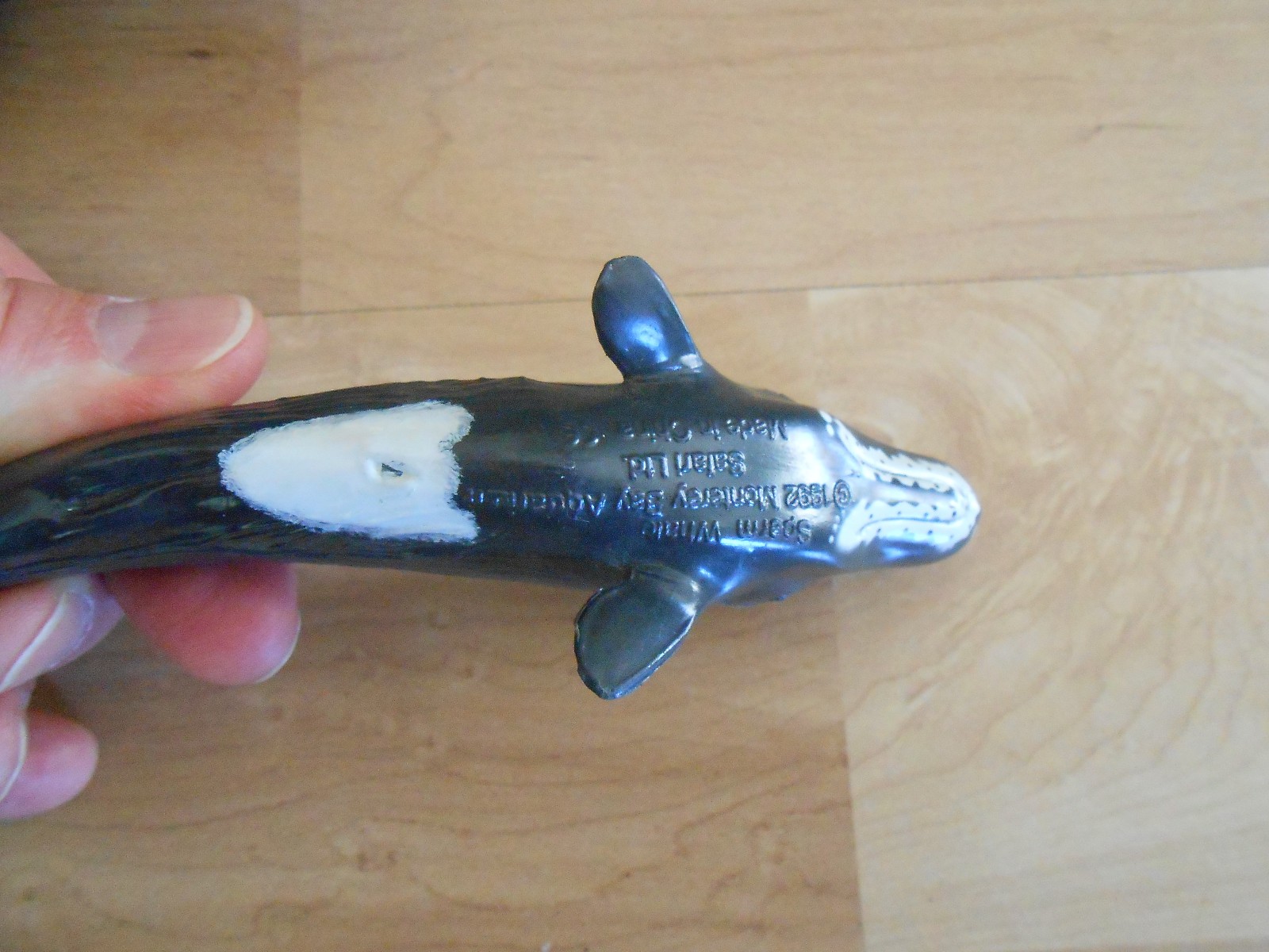 1991 Safari Rubber Humpback Whale 1992 Sperm & Calf Monterey Bay Aquarium
