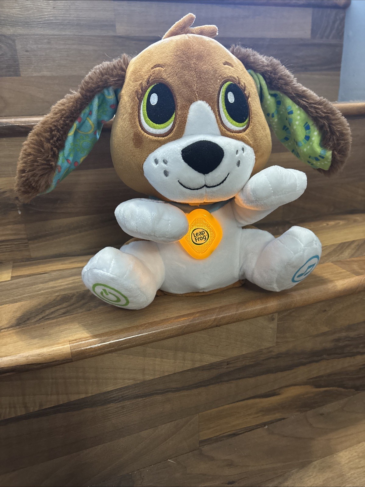 Leap Frog Puppy Speak & Learn Interactive Toy Sings Talks Ears Flop Tested&Works