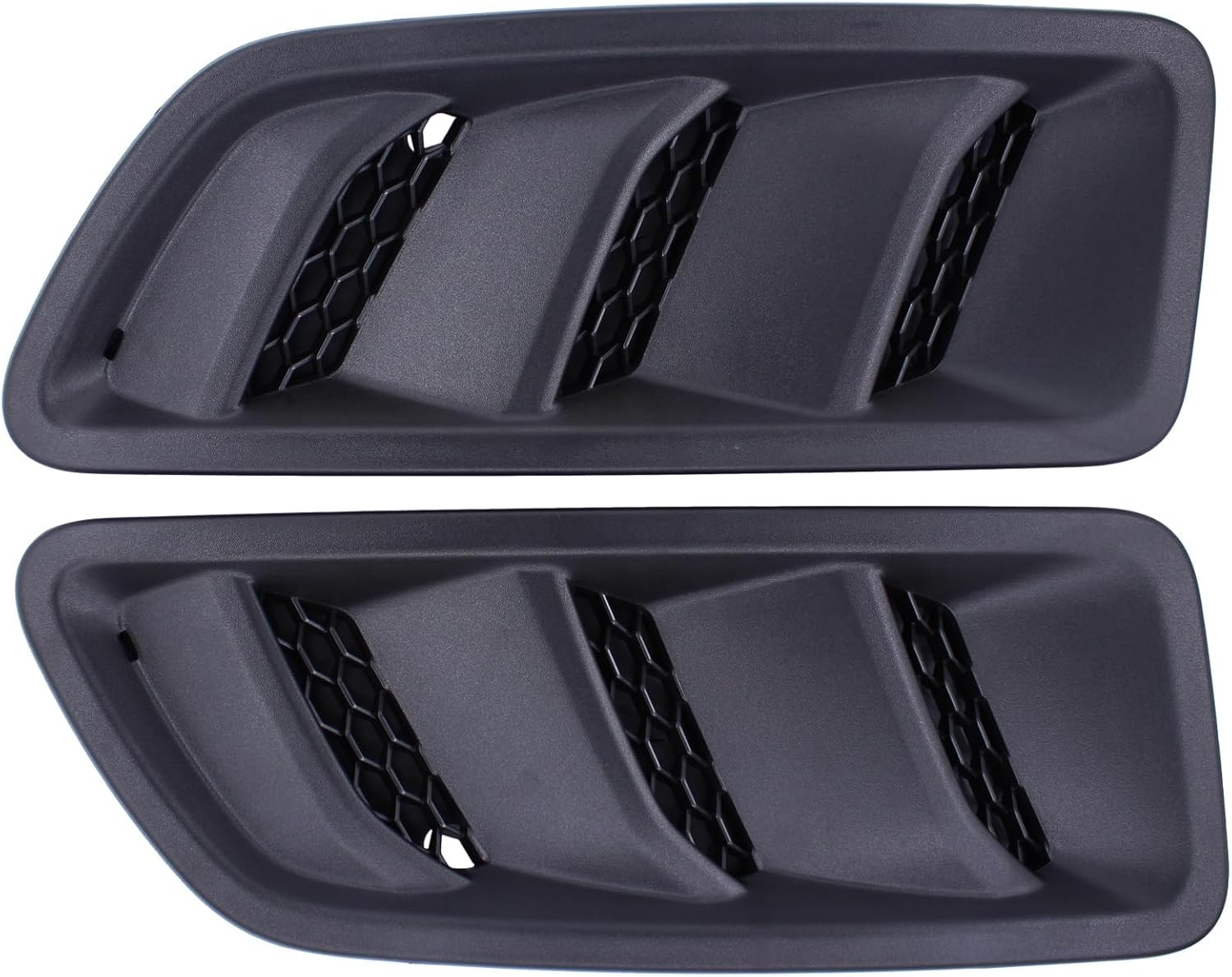 Driver and Passenger Side Hood Vent Bezel for Jeep Wrangler Gladiator 2018-2024