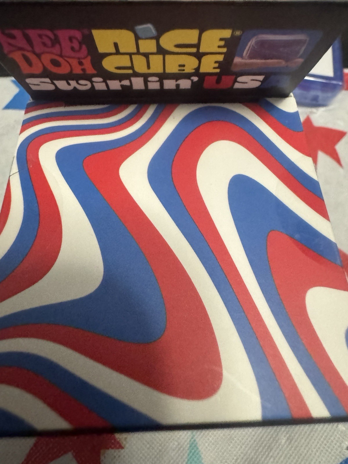 NeeDoh Nice Cube Swirlin’ USA Squish celebrate America’s 250th anniversary ￼