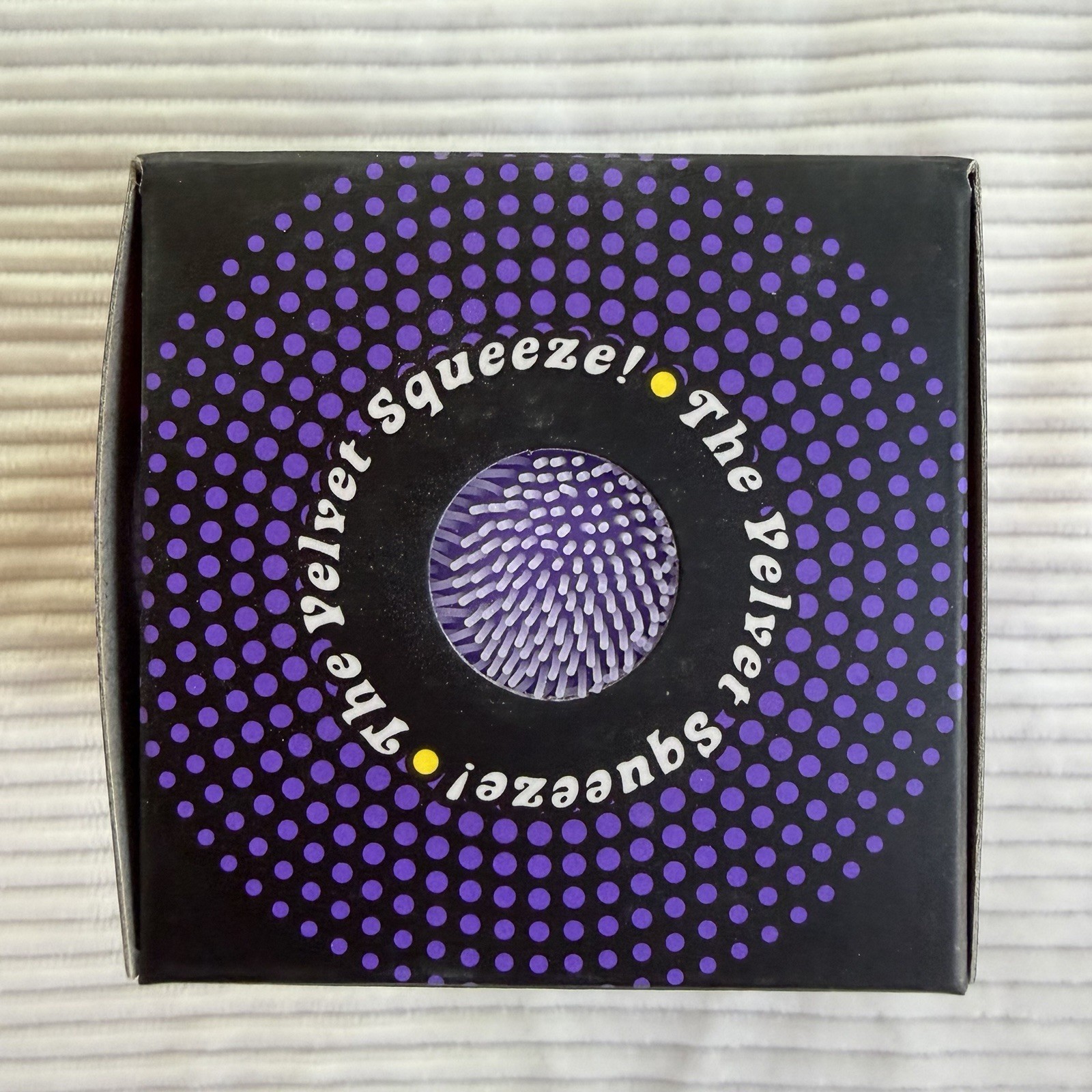 Schylling NeeDoh Fuzz Ball The Velvet Squeeze! Purple Squishy TikTok VIRAL NIB