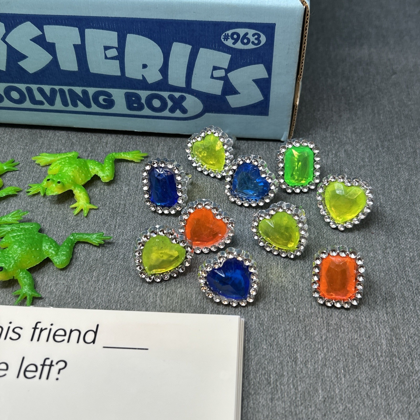 VTG 1995 Toys To Grow On Math Mysteries Problem Solving Box Fun Homeschool #963