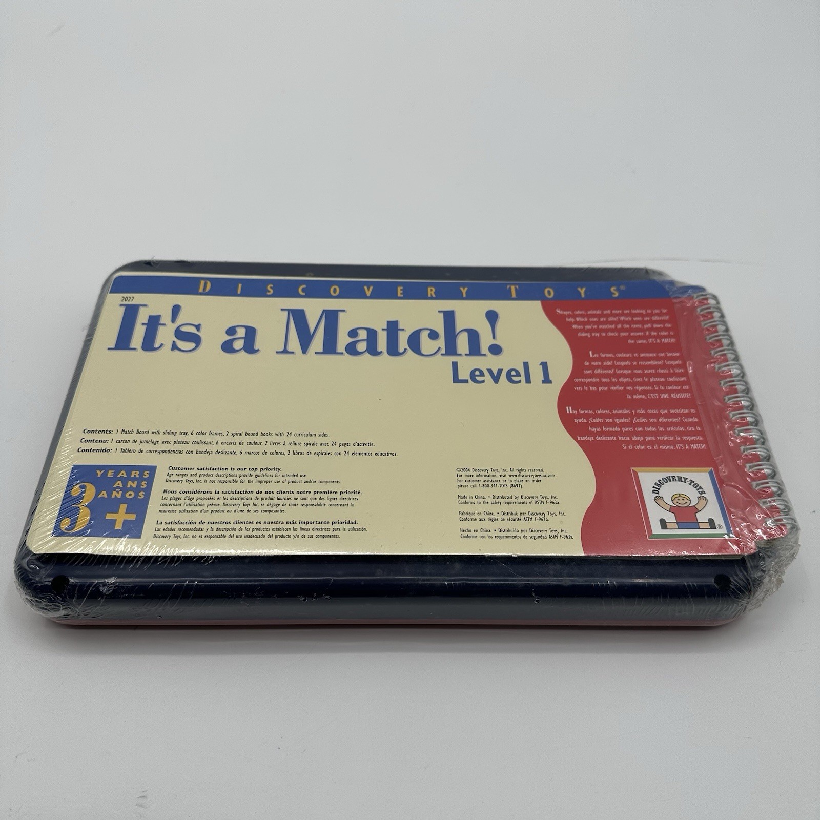 Discovery Toys It’s A Match Level 1 Educational Toy Brand New Sealed Small Rip