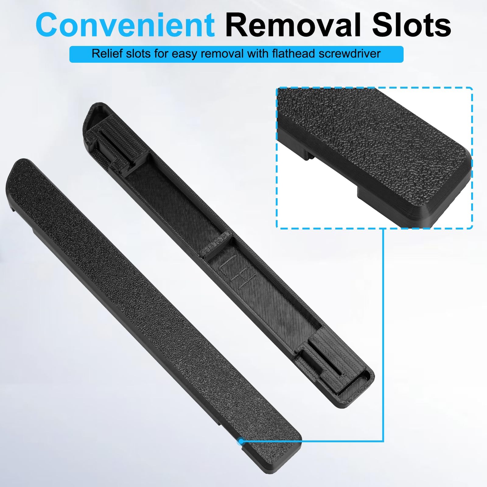 2Pcs Dash Panel Trim Bezel Insert for Ford F150 F250 F350 Bronco 92-97