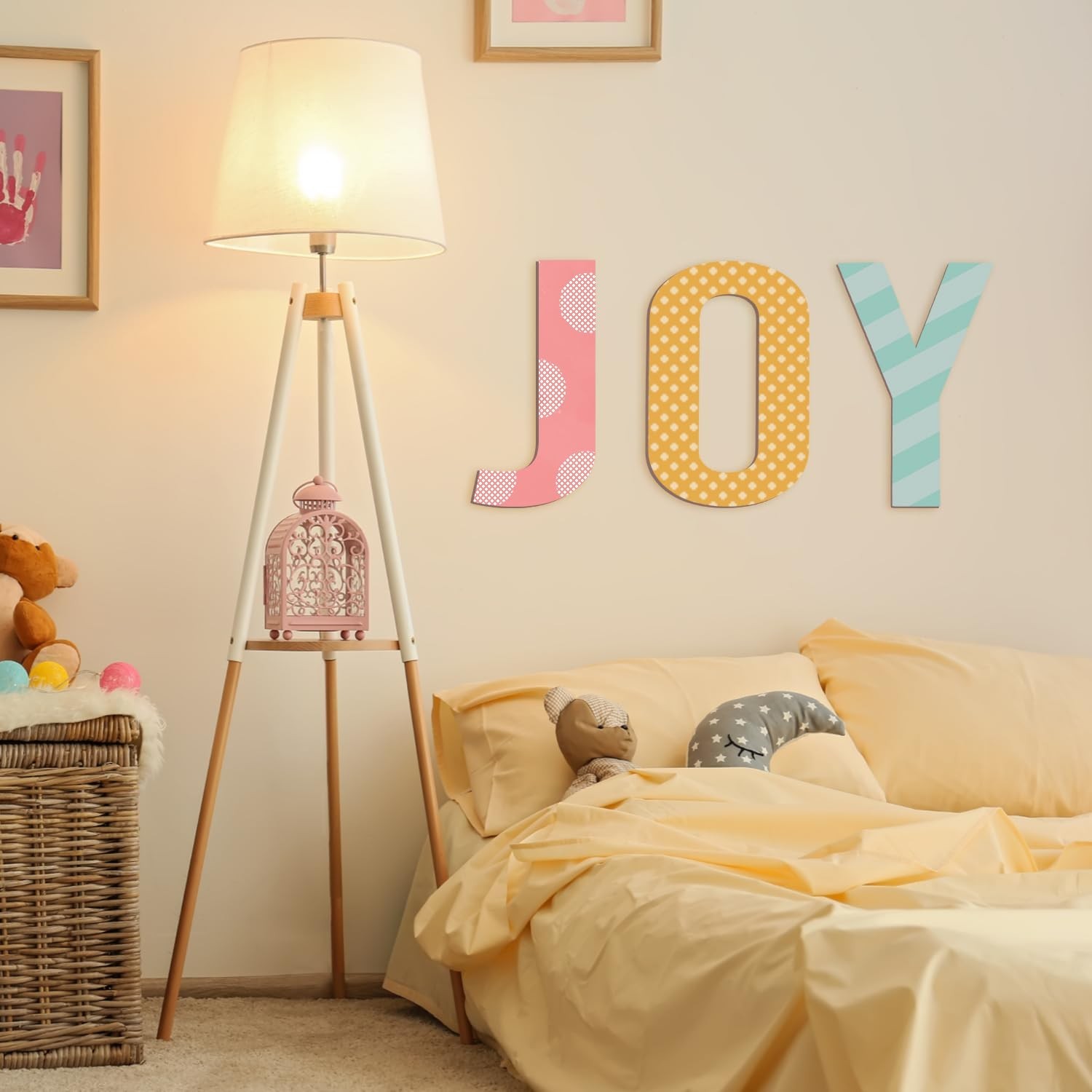 Large Wooden Letters 17 Inch Big Wooden Alphabet Letters for Wall Decor Unfin…