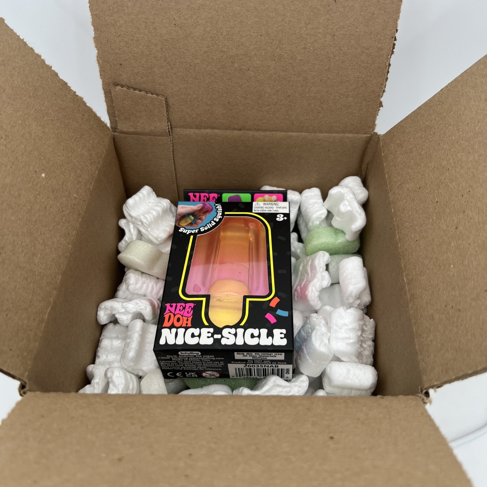 AUTHENTIC Nee Doh Nice-Sicle Popsicle Pink NEEDOH – NEW IN BOX US SELLER