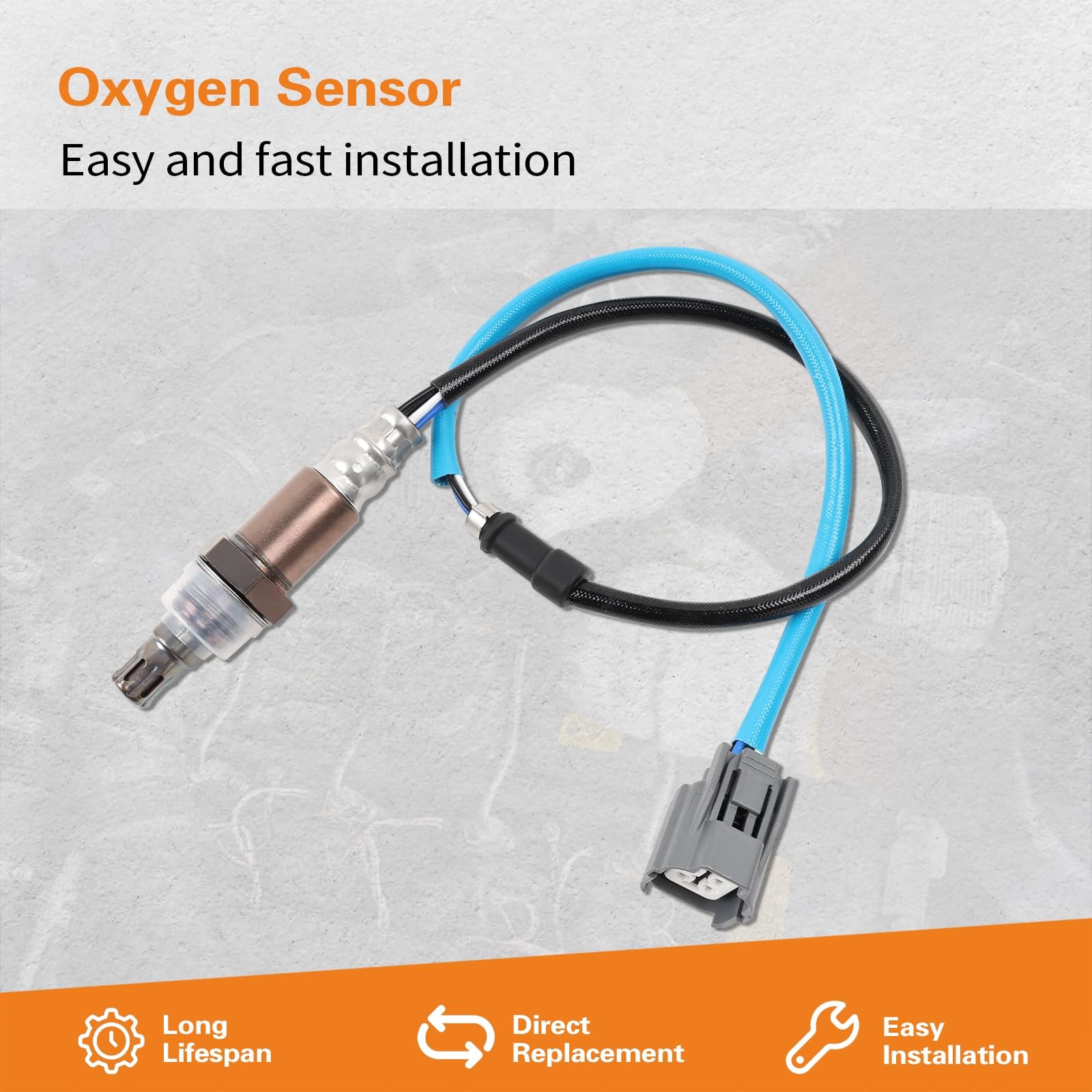 HTMXJA 2Pcs Upstream and Downstream Oxygen O2 Sensor for 03-07 Accord