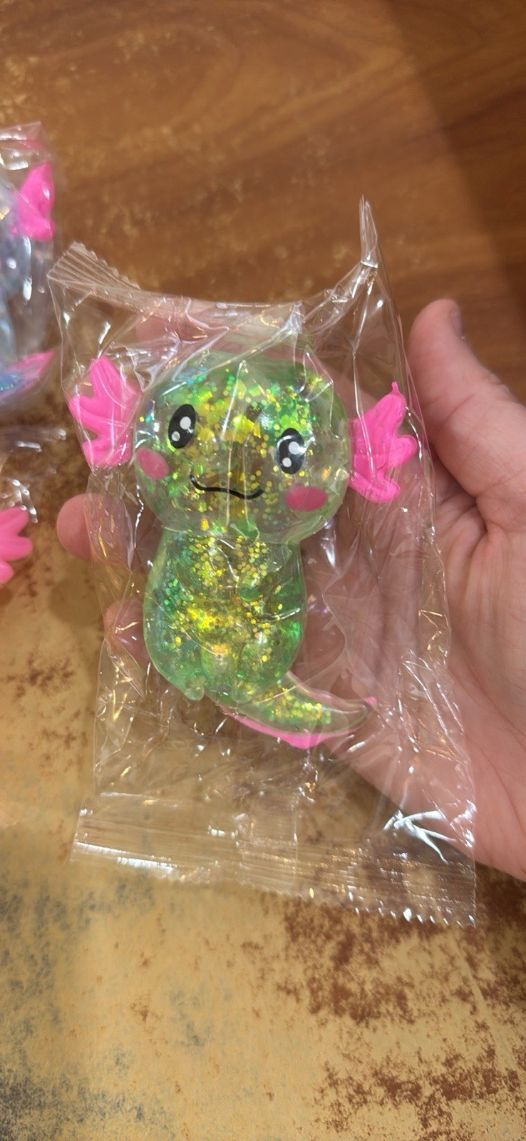 Single Axolotl Needoh Type Squishy Color Will Vary