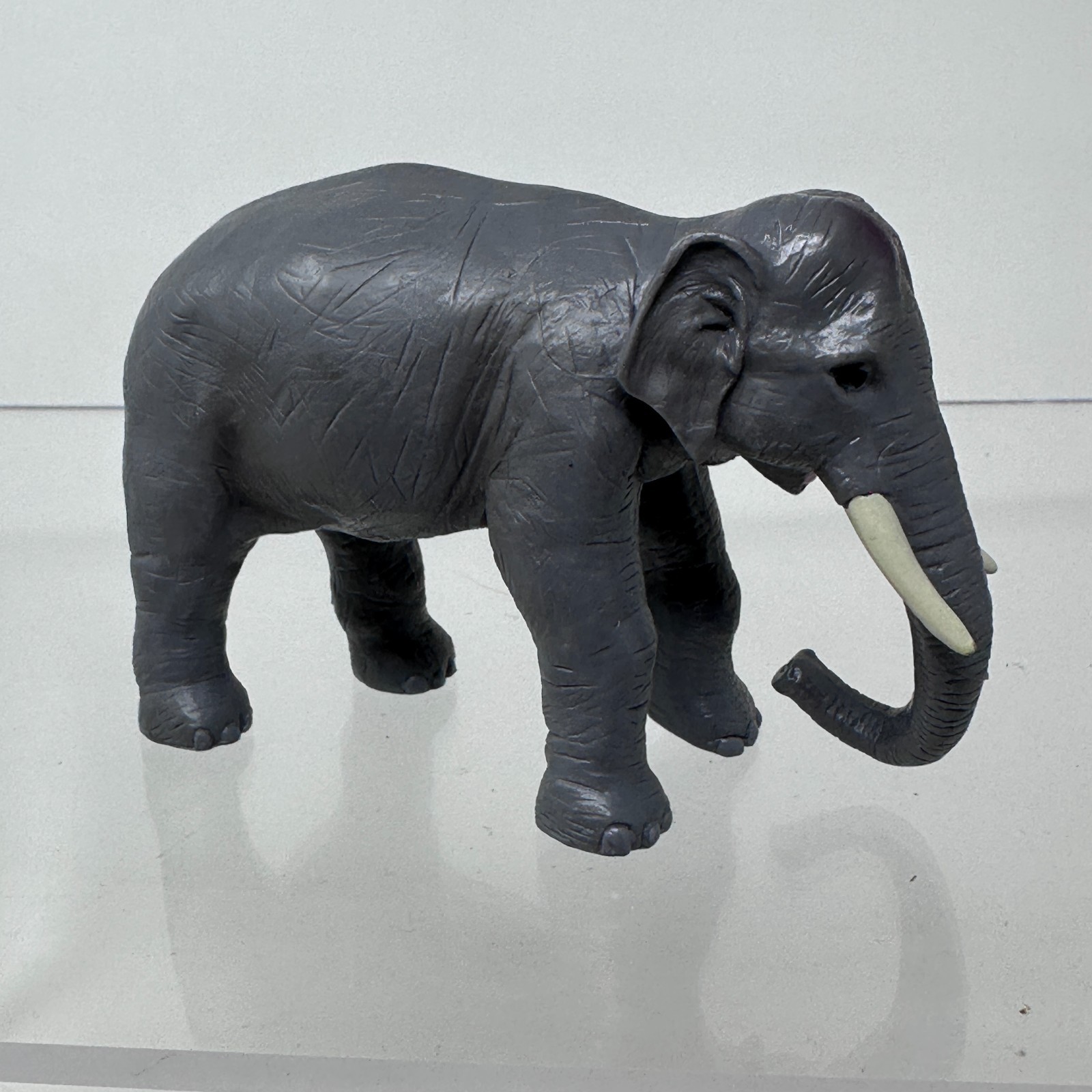 Battat Terra African Elephant Figure Gray Wildlife Zoo Jungle Animal Figurine 5″