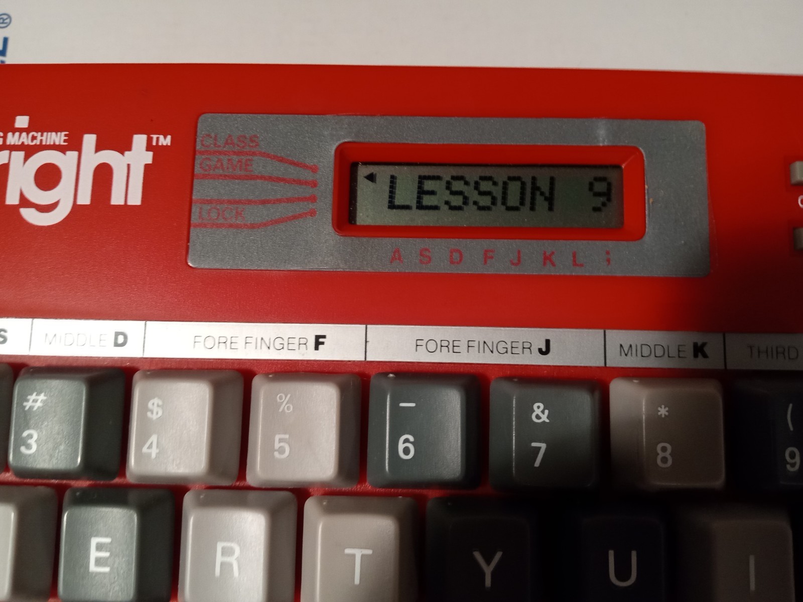VTech Type-Right Pre-Computer Typing Tutor Vtg 1985 w/ Course Book And Tape