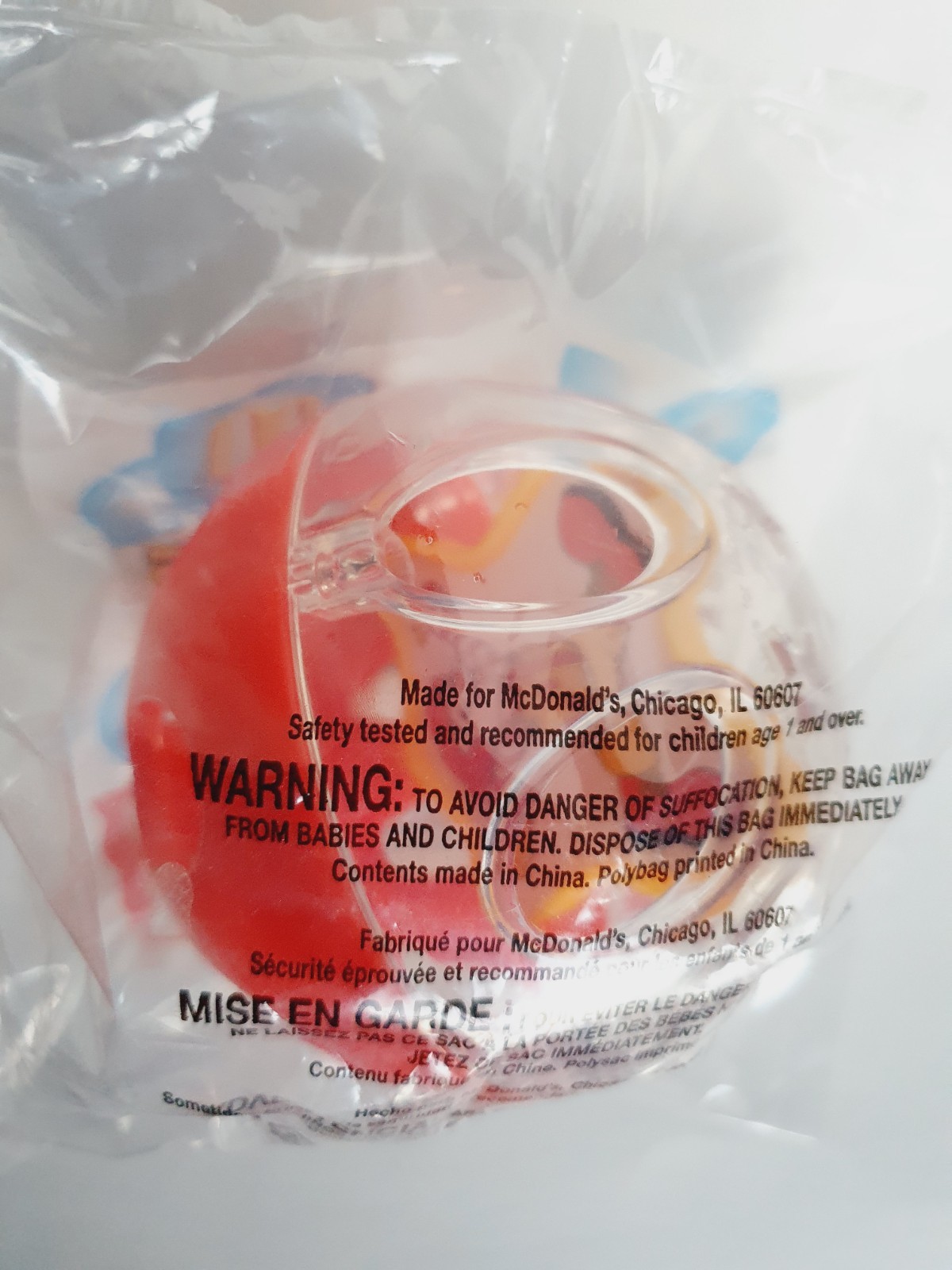 McDonald’s Ball Rattle 2019 Under 3 Toy Activity Happy Meal