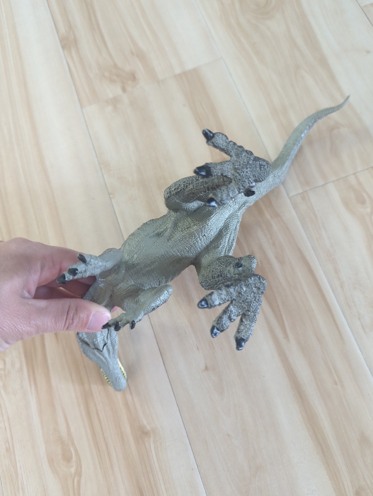 Papo Spinosaurus Figure Gray Prehistoric Dinosaur Animal Figurine 12″ Long